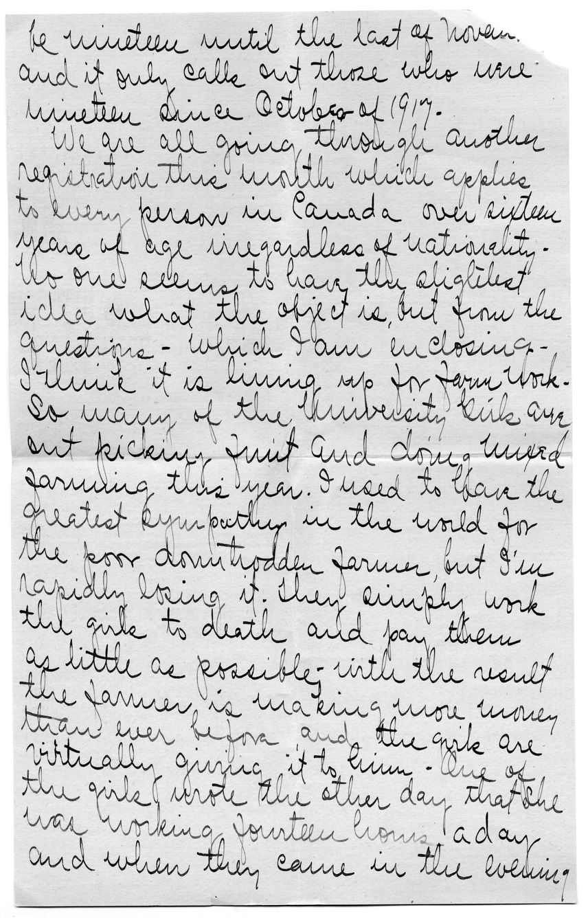 Letter from Arry Mayer to Bess Wallace