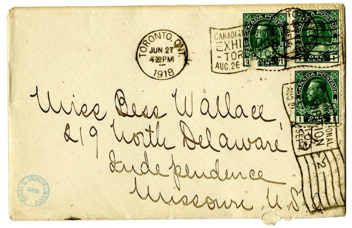 Letter from Arry Mayer to Bess Wallace