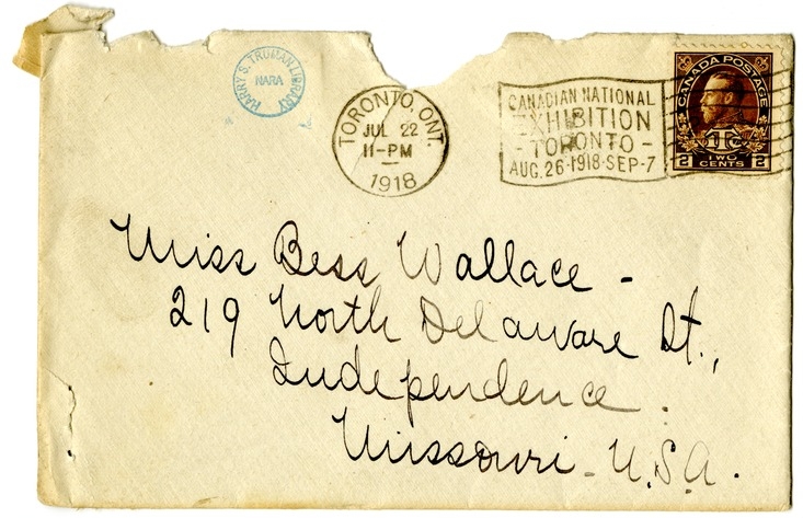 Letter from Arry Mayer to Bess Wallace