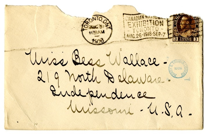 Letter from Arry Mayer to Bess Wallace