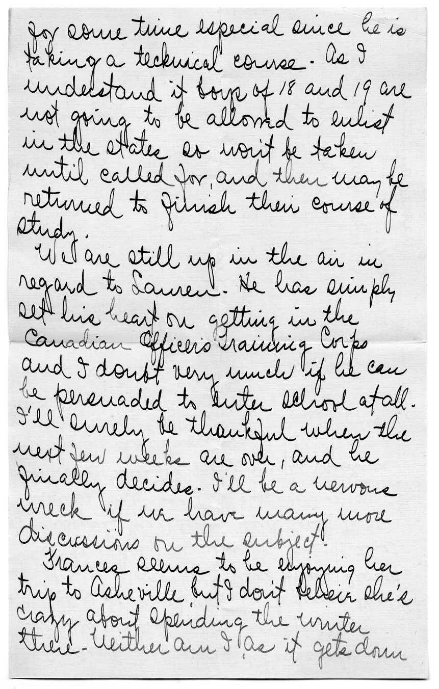 Letter from Arry Mayer to Bess Wallace