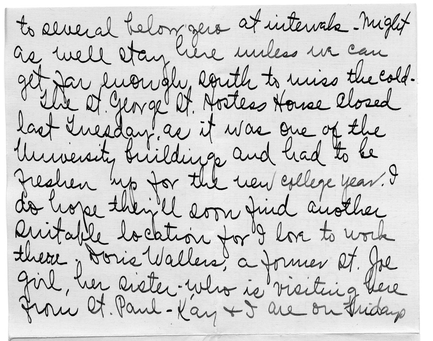 Letter from Arry Mayer to Bess Wallace