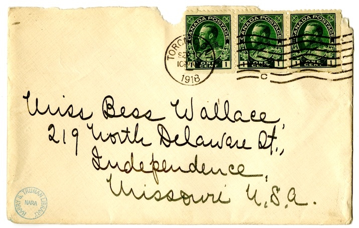 Letter from Arry Mayer to Bess Wallace