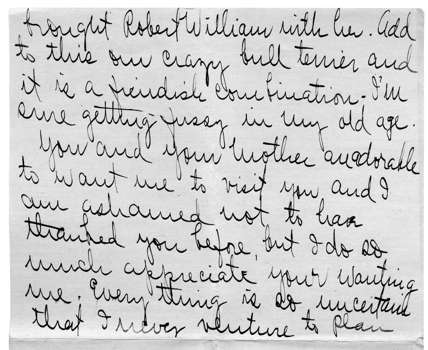 Letter from Arry Mayer to Bess Wallace