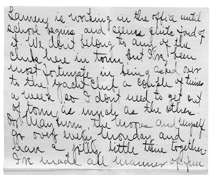 Letter from Arry Mayer to Bess Wallace