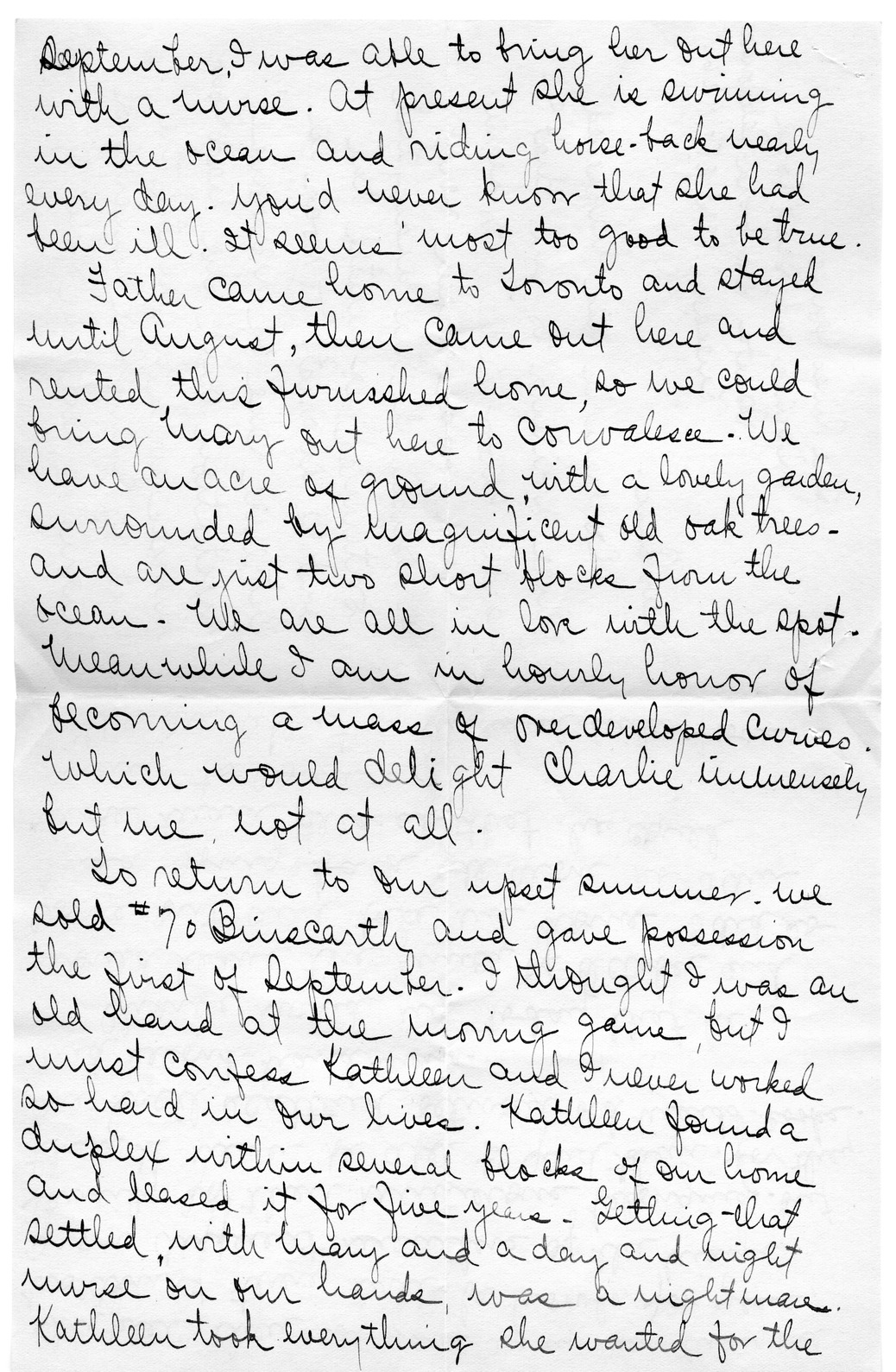 Letter from Arry M. Calhoun to Bess W. Truman