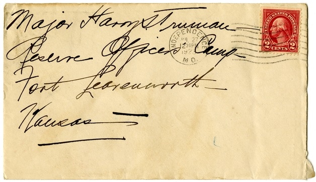 Letter from Bess W. Truman to Harry S. Truman