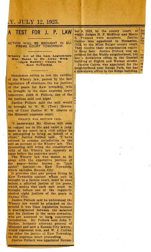 Letter from Bess W. Truman to Harry S. Truman