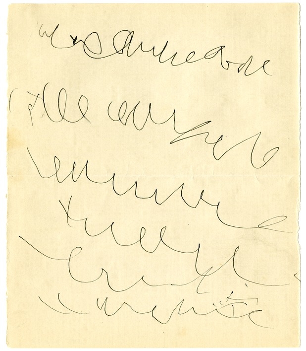 Letter from Bess W. Truman to Harry S. Truman