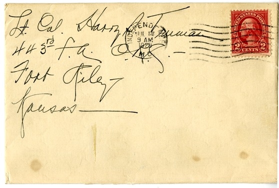 Letter from Bess W. Truman to Harry S. Truman