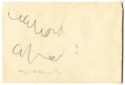 Letter from Bess W. Truman to Harry S. Truman