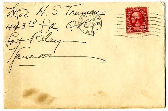 Letter from Bess W. Truman to Harry S. Truman