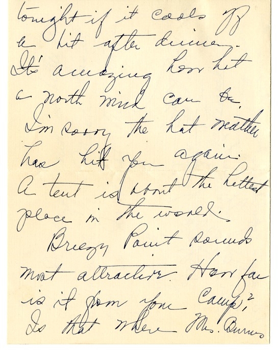 Letter from Bess W. Truman to Harry S. Truman