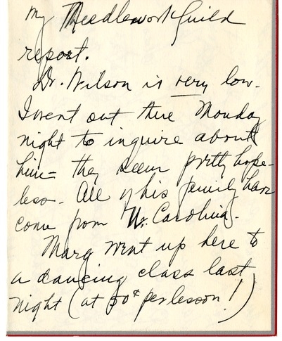 Letter from Bess W. Truman to Harry S. Truman