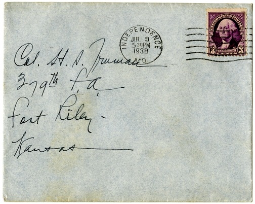 Letter from Bess W. Truman to Harry S. Truman