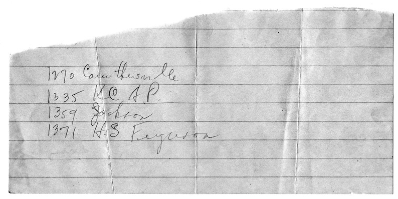 Letter from Bess W. Truman to Harry S. Truman