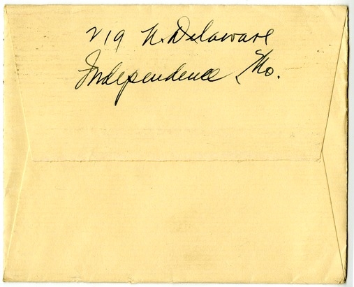 Letter from Bess W. Truman to Harry S. Truman