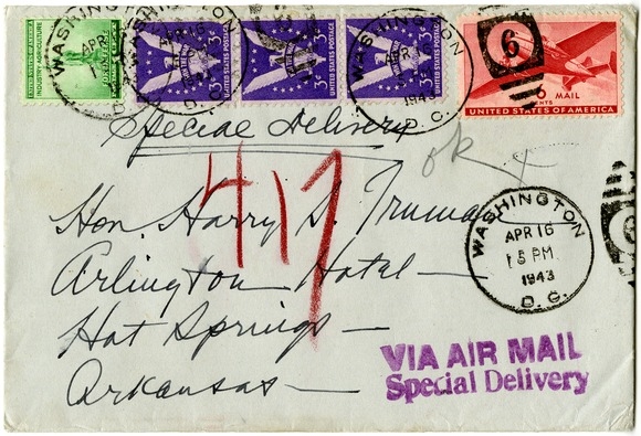 Letter from Bess W. Truman to Harry S. Truman