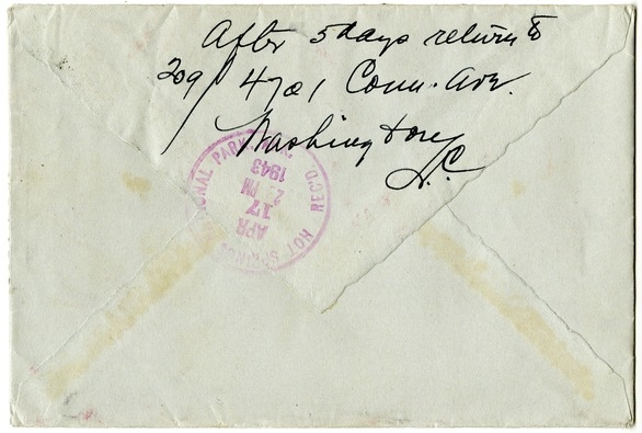 Letter from Bess W. Truman to Harry S. Truman