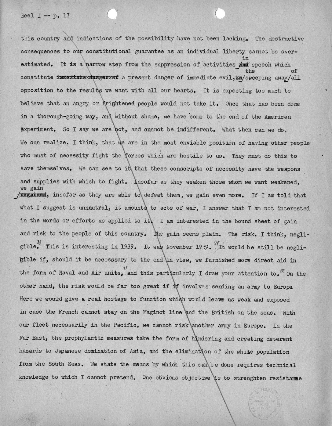 Transcript of Princeton Seminar Discussion, Reel I