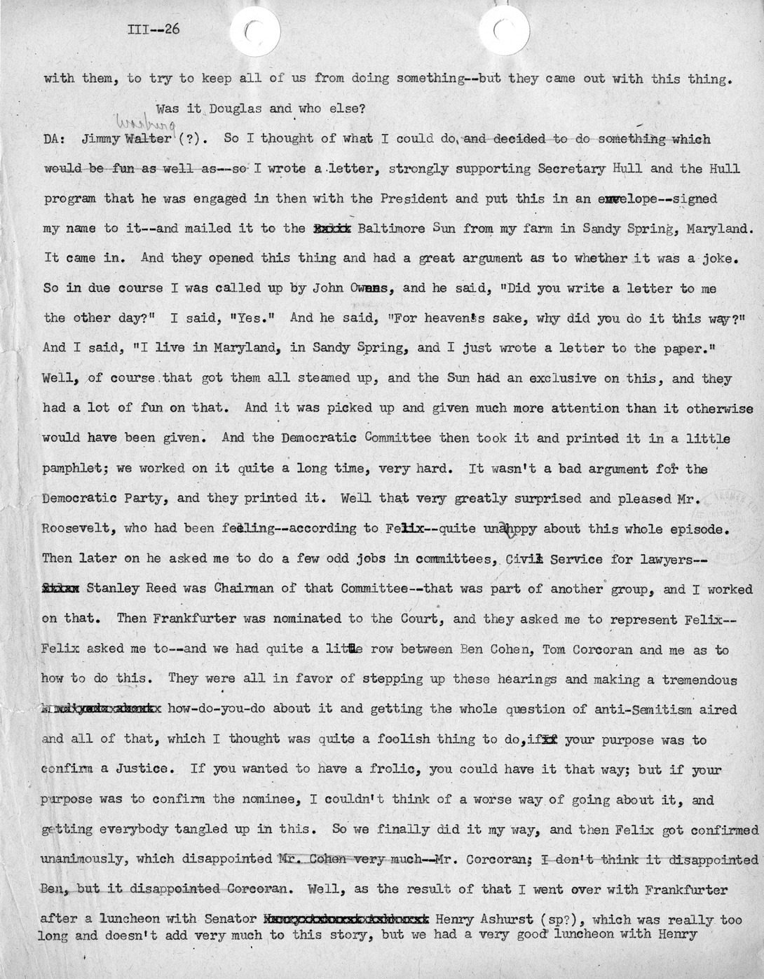 Transcript of Princeton Seminar Discussion, Reel II, III, IV