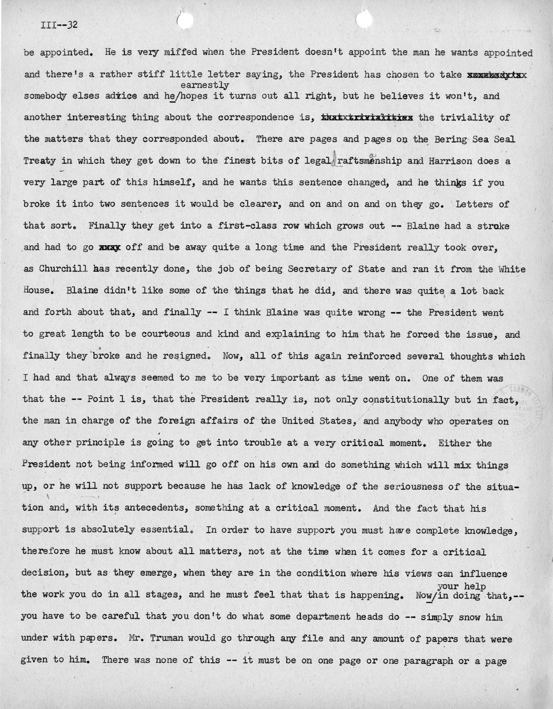 Transcript of Princeton Seminar Discussion, Reel II, III, IV