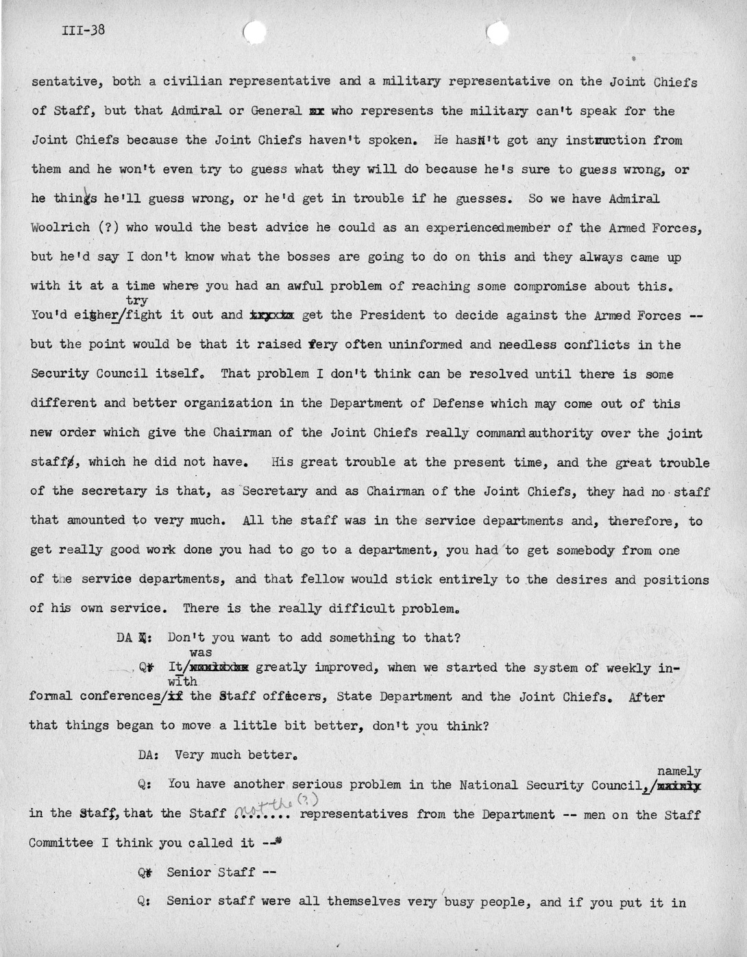 Transcript of Princeton Seminar Discussion, Reel II, III, IV