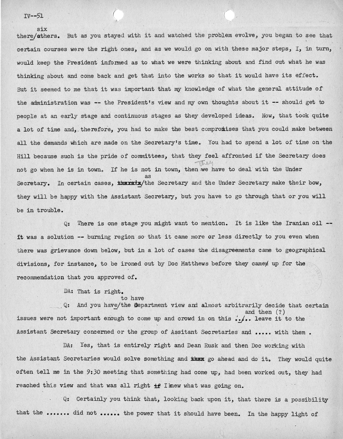Transcript of Princeton Seminar Discussion, Reel II, III, IV