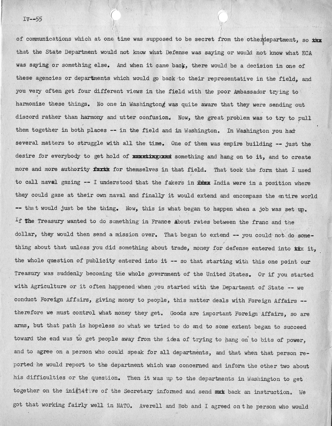 Transcript of Princeton Seminar Discussion, Reel II, III, IV