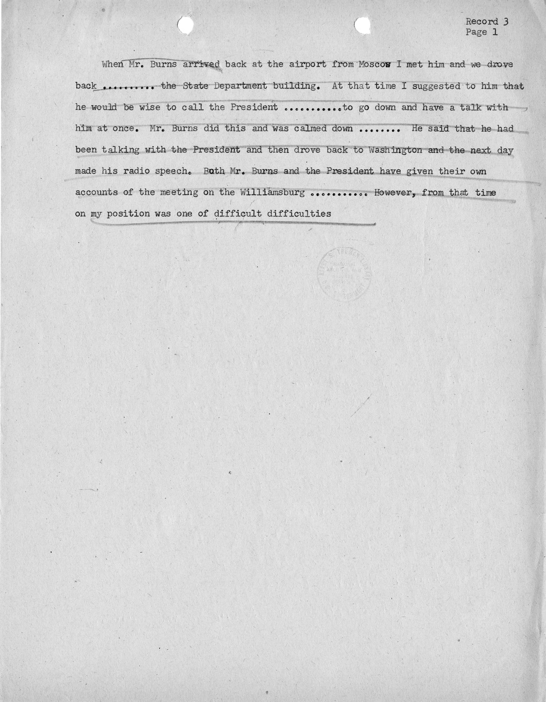 Transcript of Princeton Seminar Discussion, Record 3