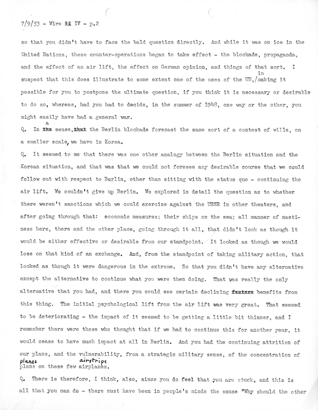 Transcript of Princeton Seminar Discussion, Wire IV