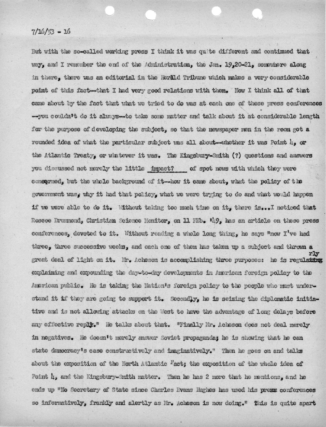 Transcript of Princeton Seminar Discussion, Reel 1 and 2