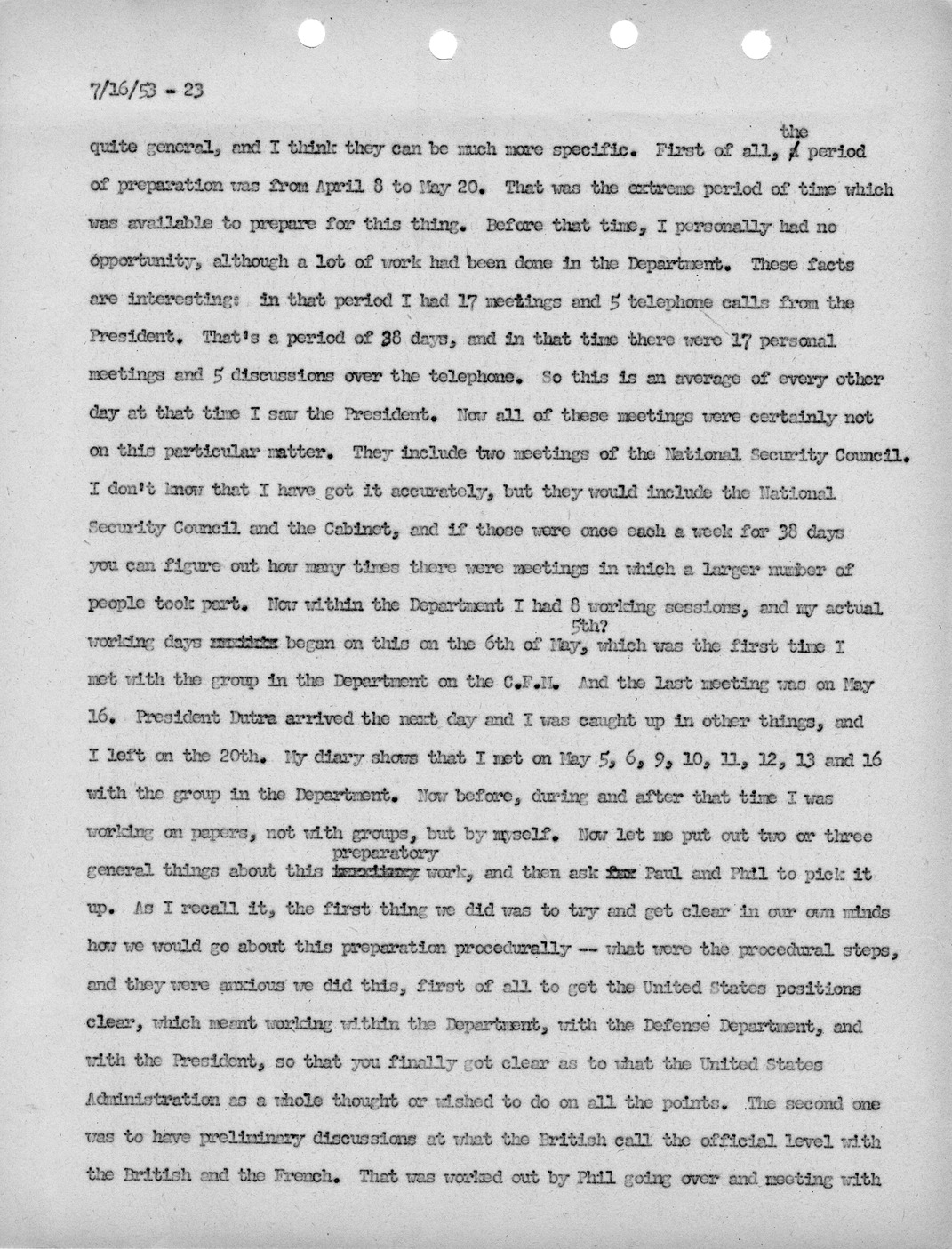 Transcript of Princeton Seminar Discussion, Reel 1 and 2