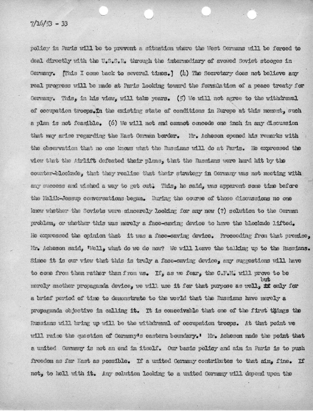 Transcript of Princeton Seminar Discussion, Reel 1 and 2
