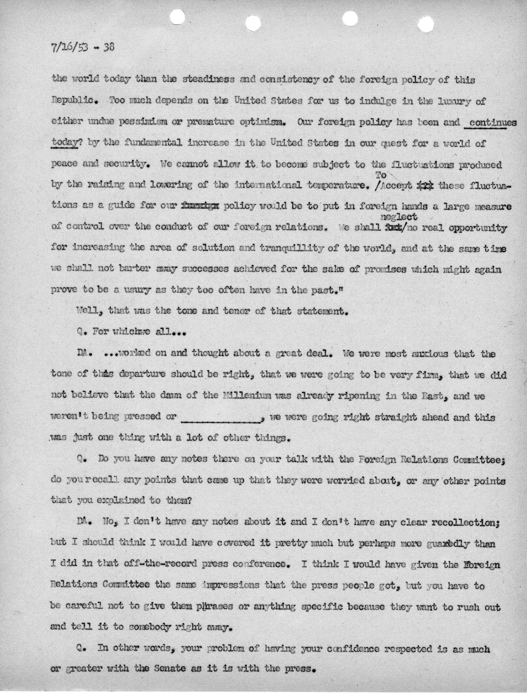 Transcript of Princeton Seminar Discussion, Reel 1 and 2