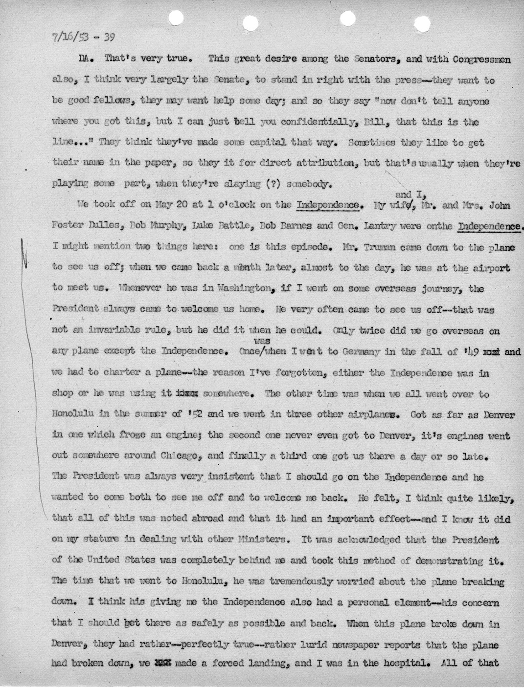 Transcript of Princeton Seminar Discussion, Reel 1 and 2