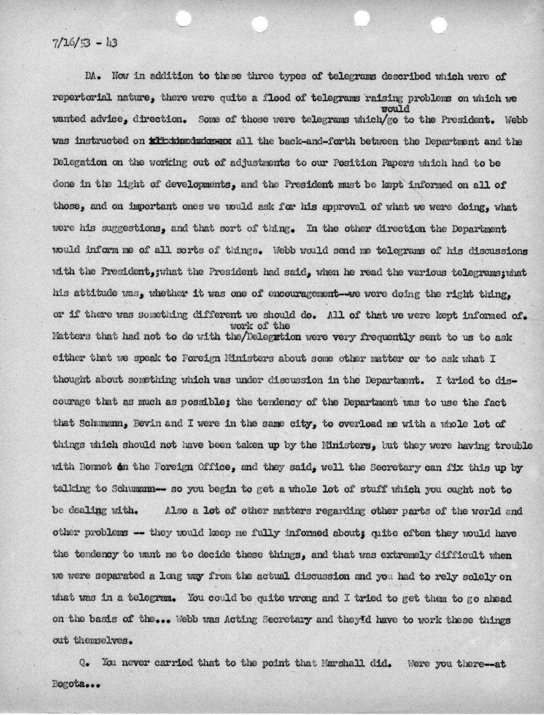 Transcript of Princeton Seminar Discussion, Reel 1 and 2