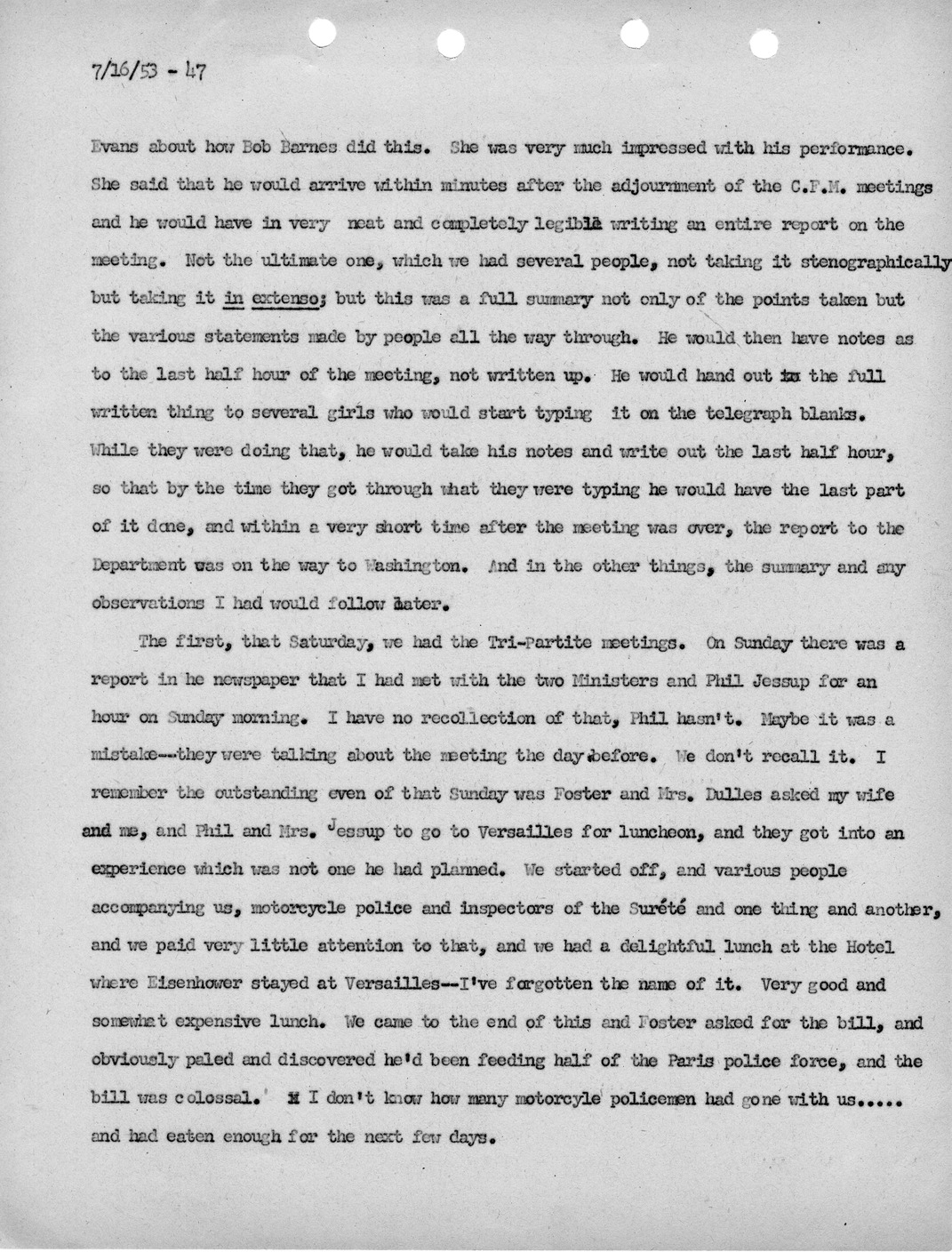 Transcript of Princeton Seminar Discussion, Reel 1 and 2