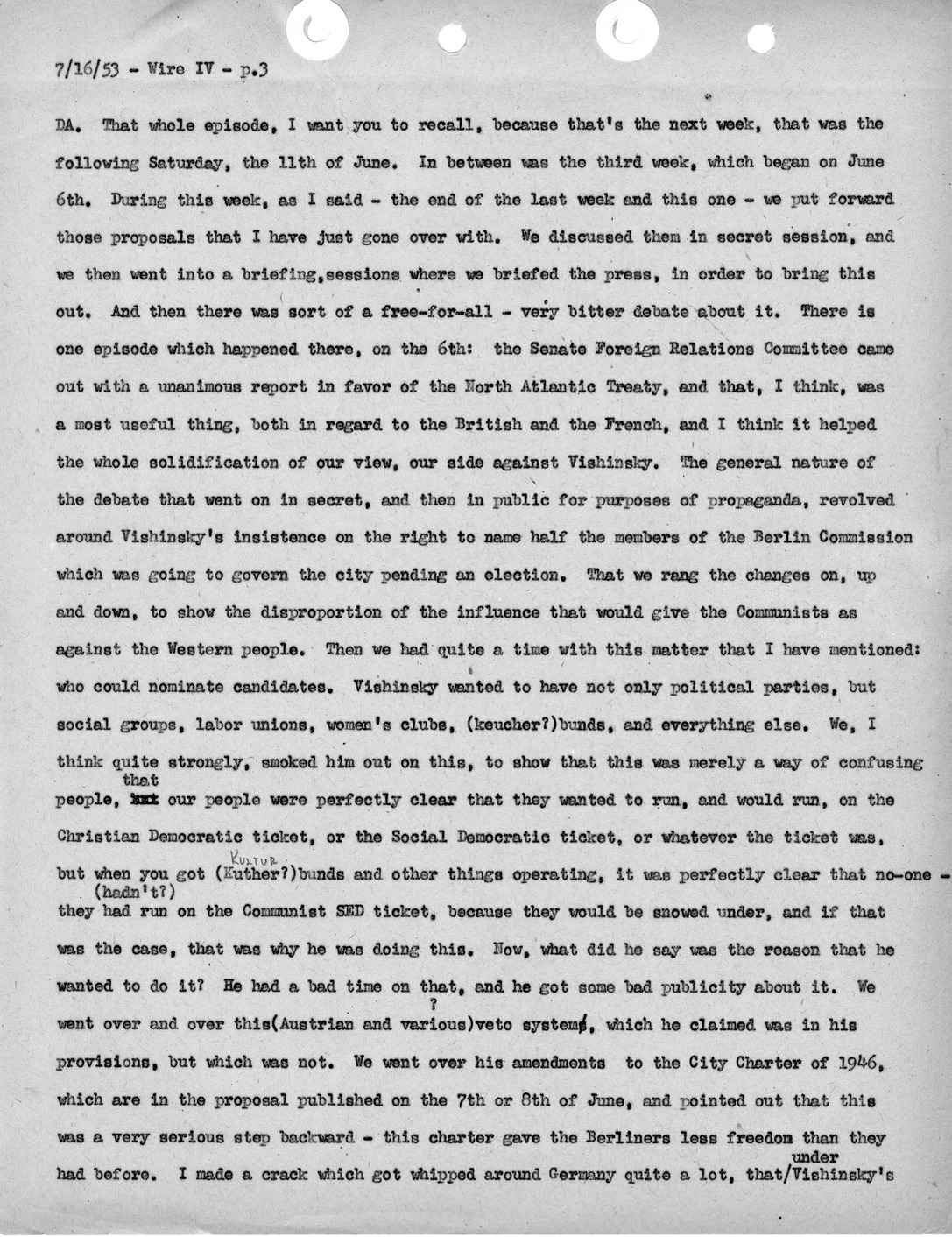 Transcript of Princeton Seminar Discussion, Wire IV