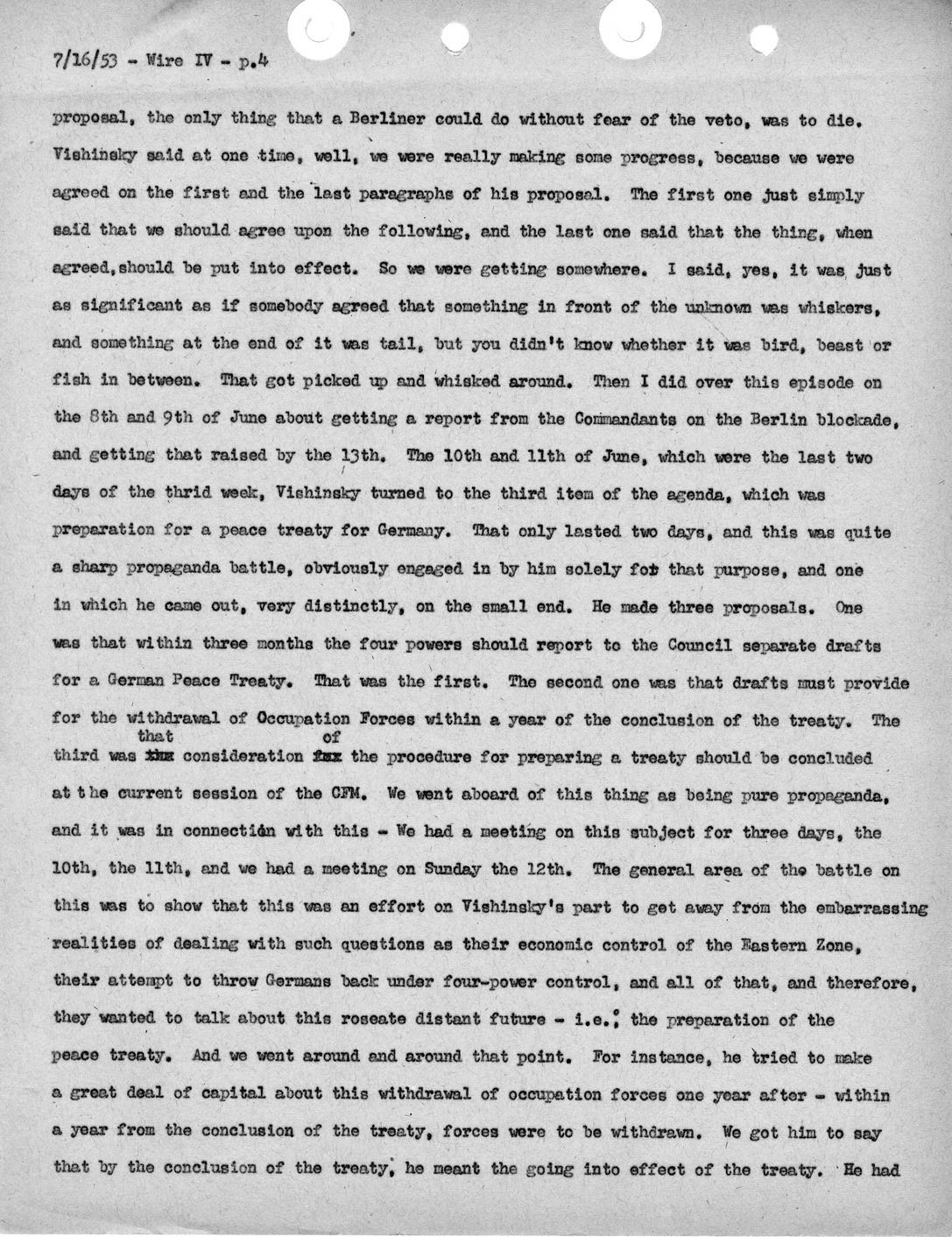 Transcript of Princeton Seminar Discussion, Wire IV