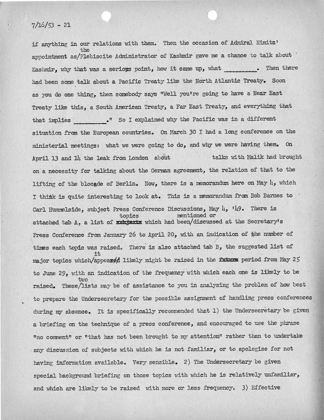Transcript of Princeton Seminar Discussion, Reel 1 and Reel 2