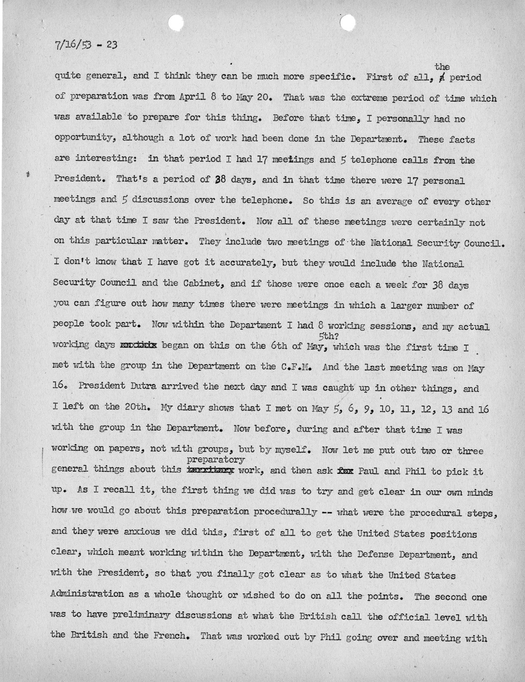 Transcript of Princeton Seminar Discussion, Reel 1 and Reel 2