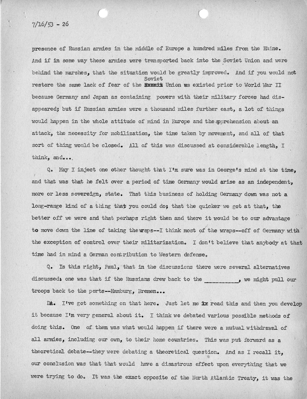 Transcript of Princeton Seminar Discussion, Reel 1 and Reel 2