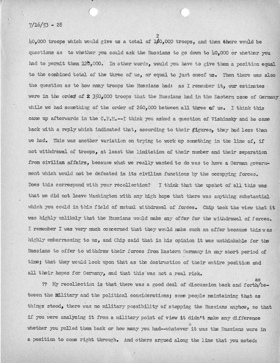 Transcript of Princeton Seminar Discussion, Reel 1 and Reel 2
