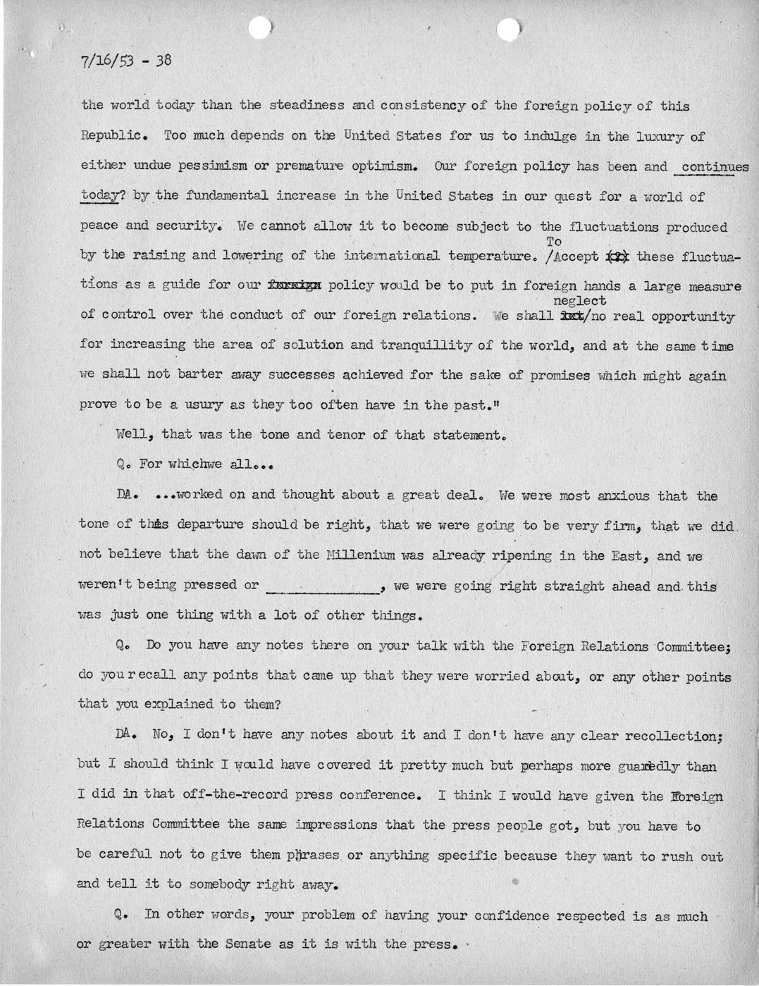 Transcript of Princeton Seminar Discussion, Reel 1 and Reel 2