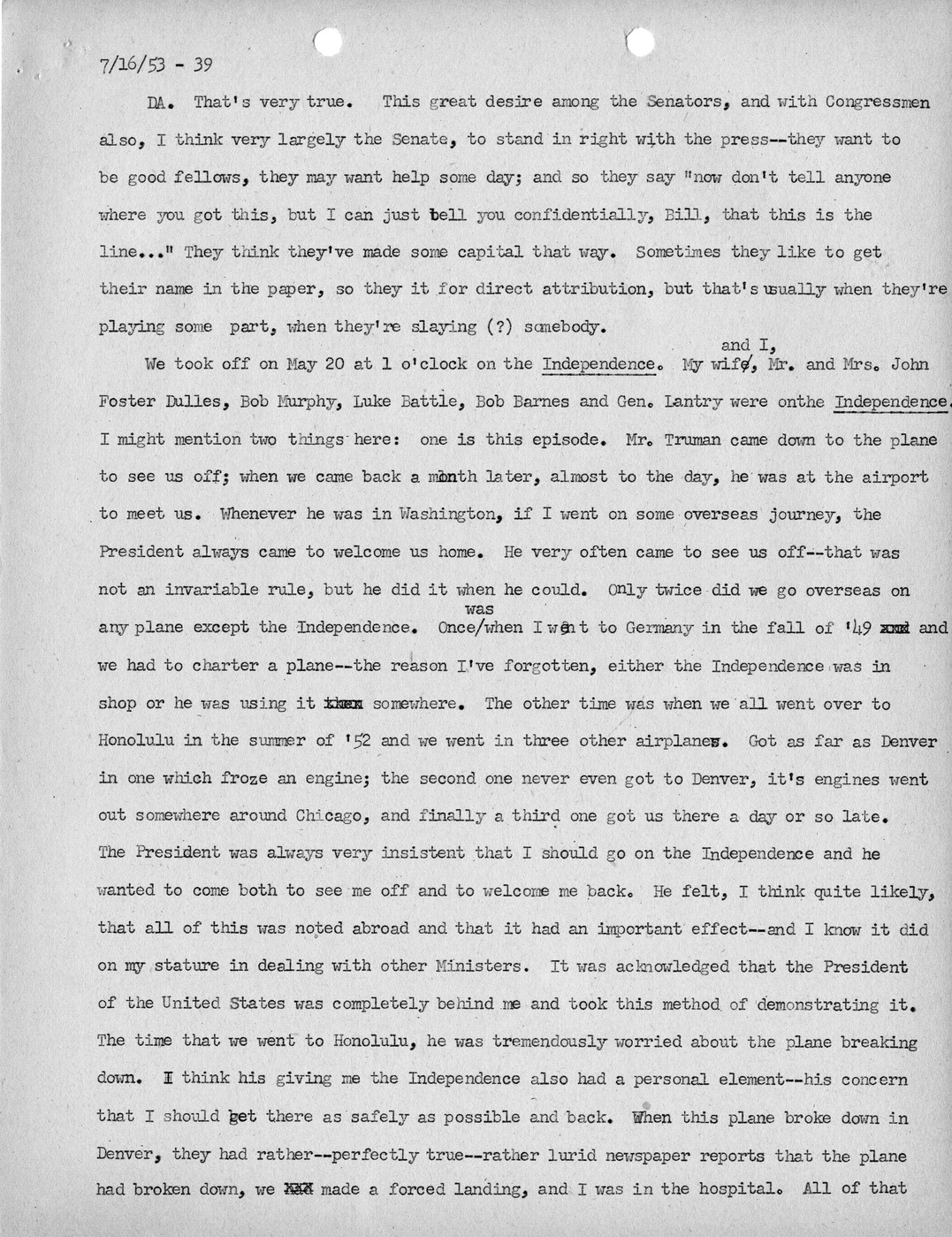 Transcript of Princeton Seminar Discussion, Reel 1 and Reel 2