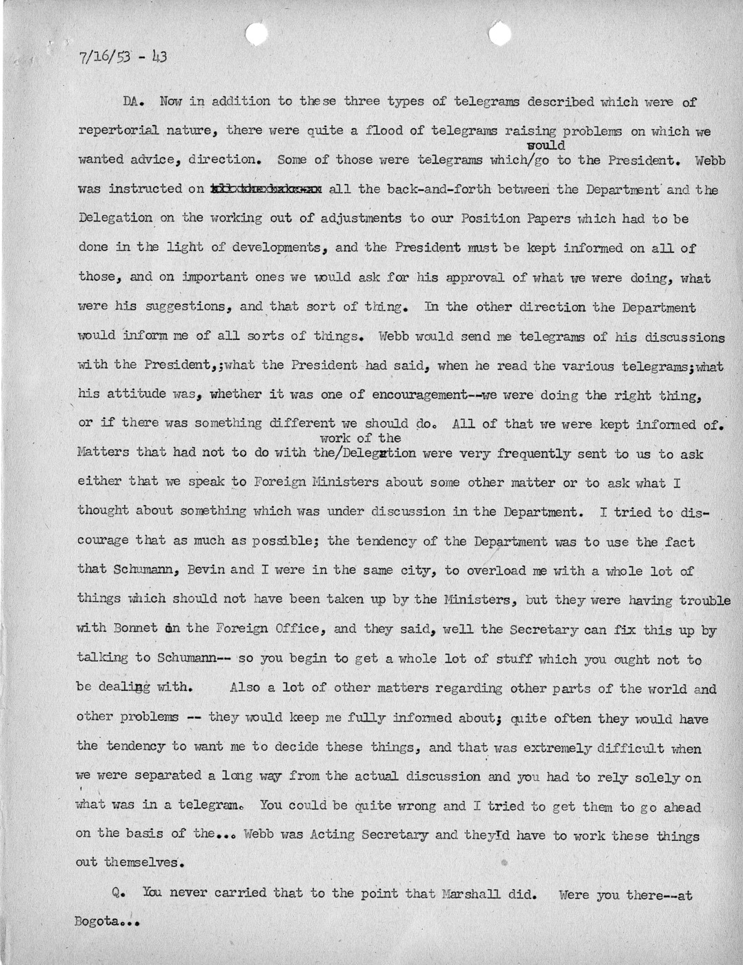 Transcript of Princeton Seminar Discussion, Reel 1 and Reel 2
