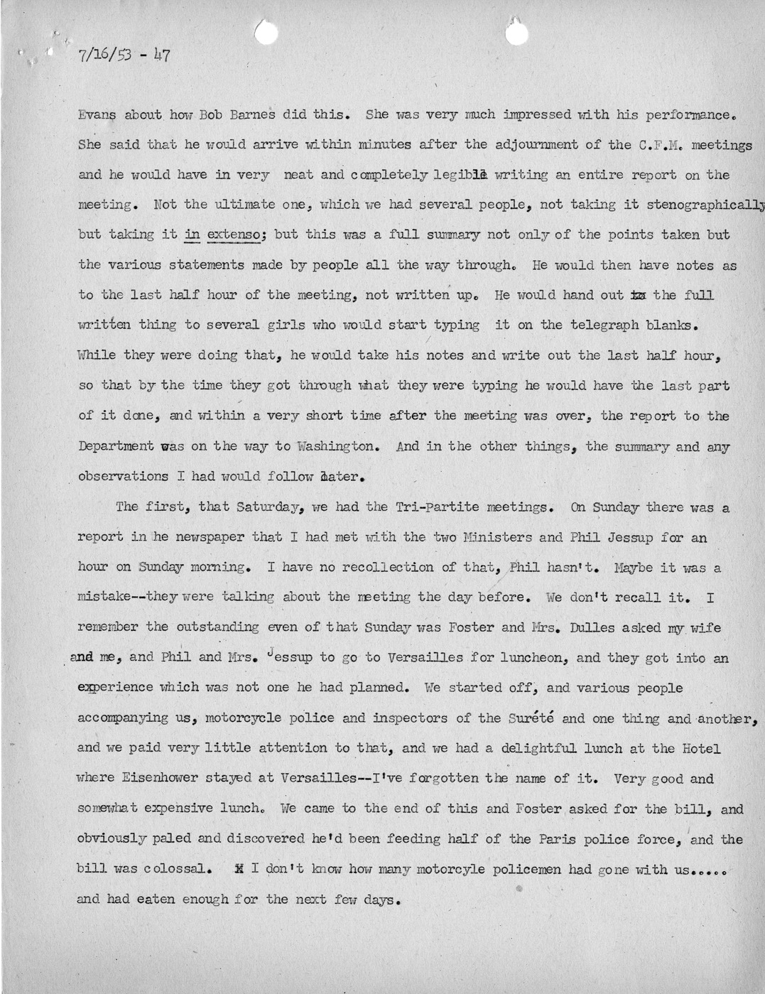 Transcript of Princeton Seminar Discussion, Reel 1 and Reel 2