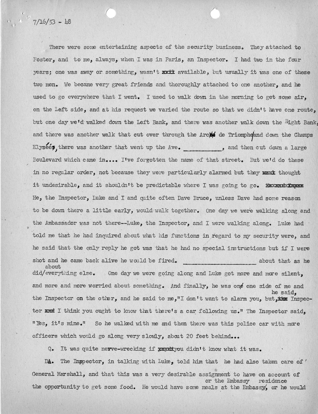Transcript of Princeton Seminar Discussion, Reel 1 and Reel 2