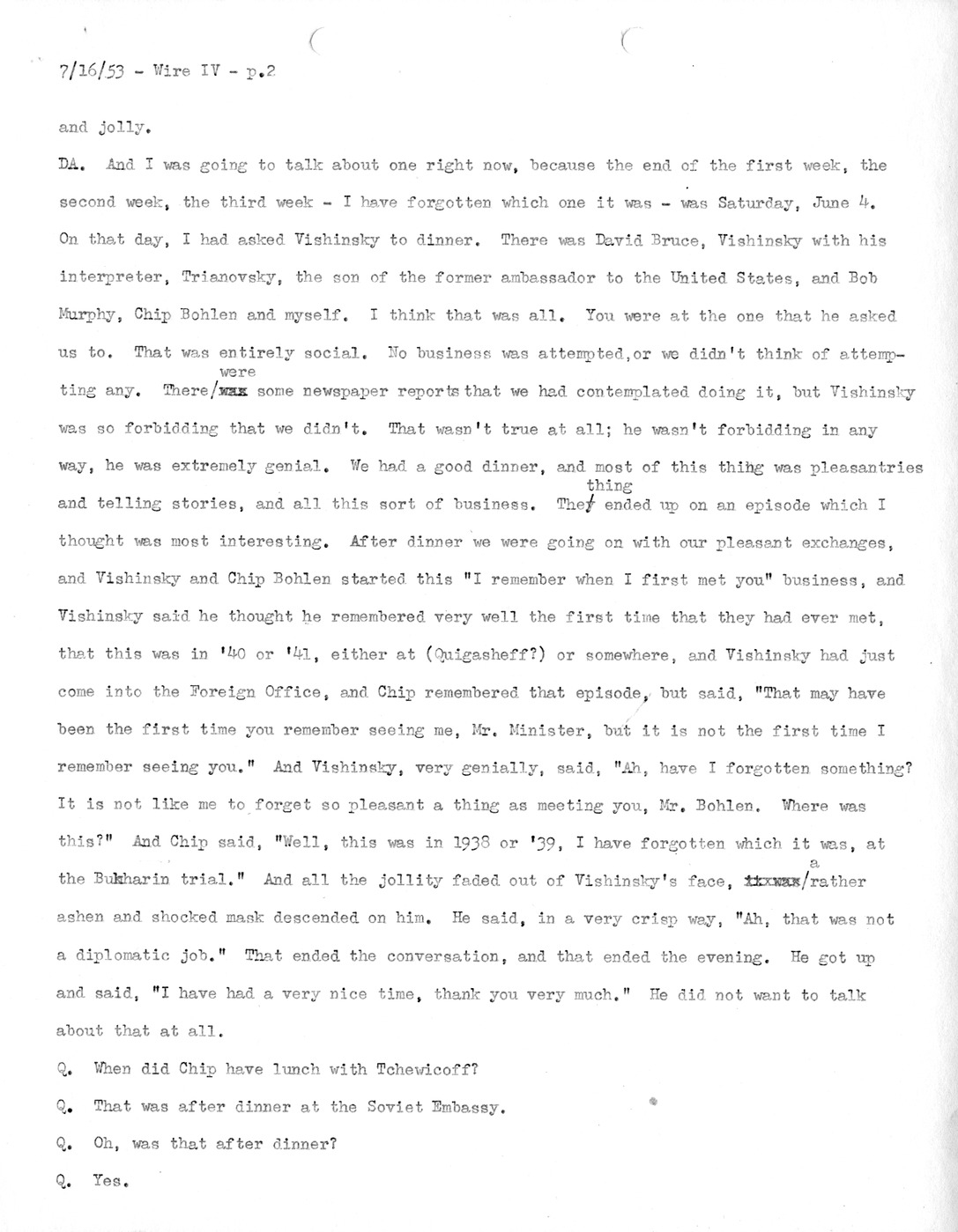 Transcript of Princeton Seminar Discussion, Wire IV
